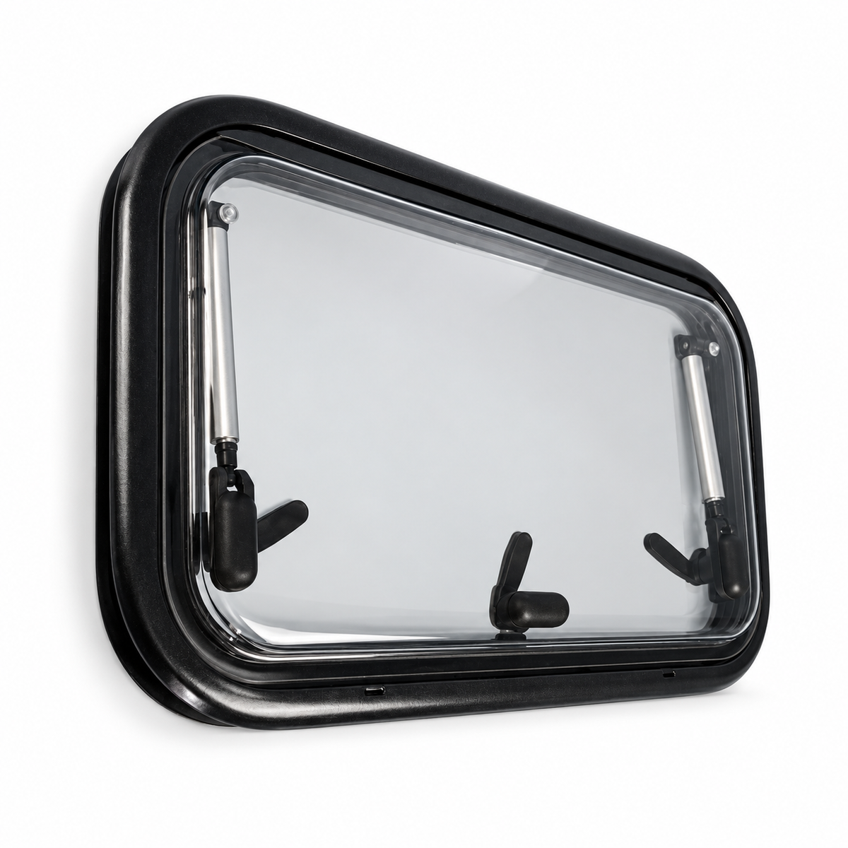 VanLight closed exterior view, light-grey tinted glazing