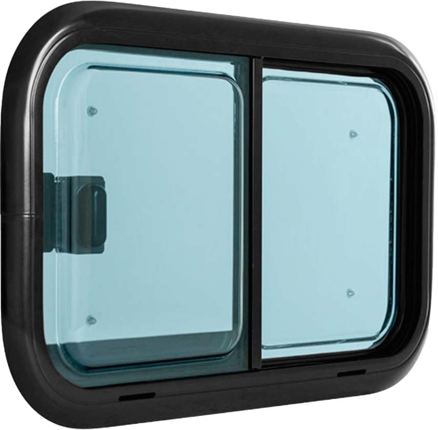 VanSlide+ campervan motorhome double glazed sliding window with blind and mosquito net - view 3