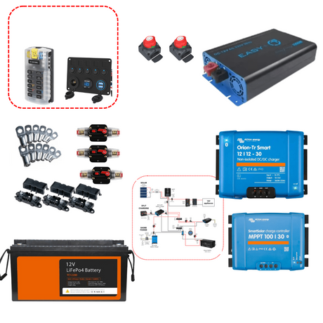 12V Campervan Wiring Diagram: How the Circuits Connect, Block by Block