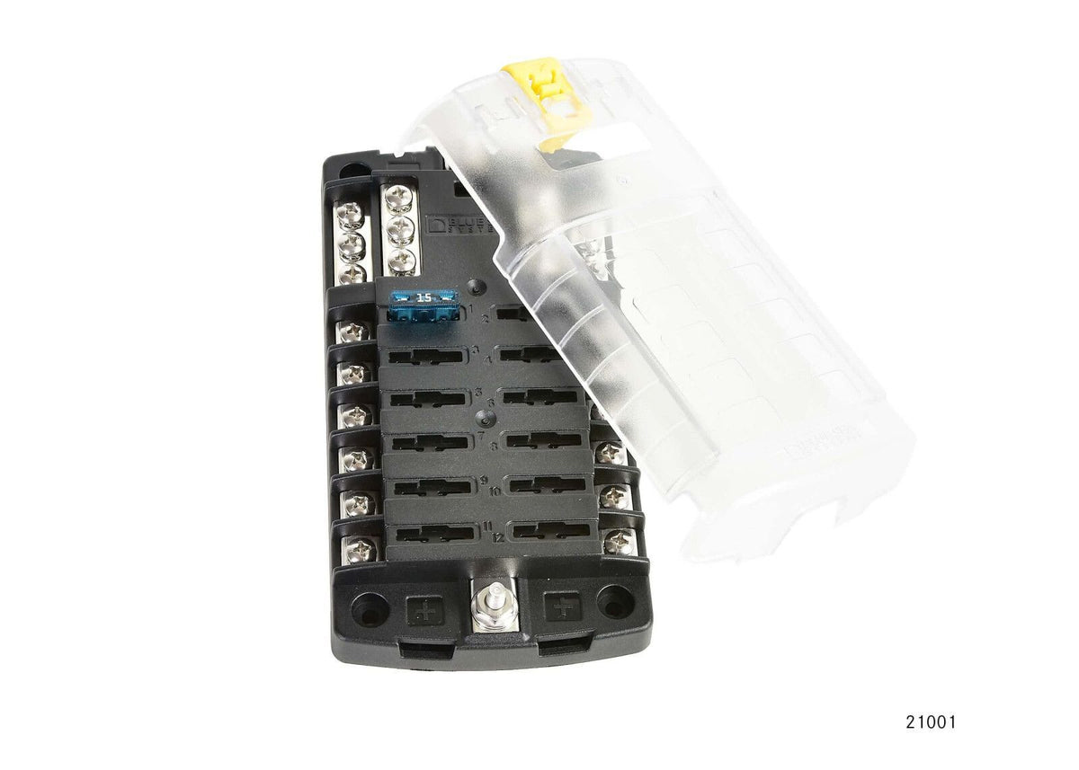 12/24V DC distribution box (12 slots) - EuroVan - shop