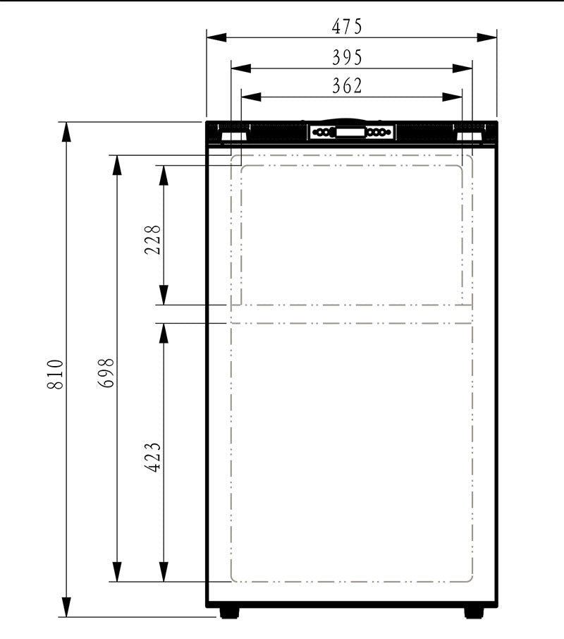 EuroVan 105L - 12V compressor fridge for campervans and motorhomes