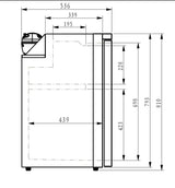 EuroVan 105L - 12V compressor fridge for campervans and motorhomes