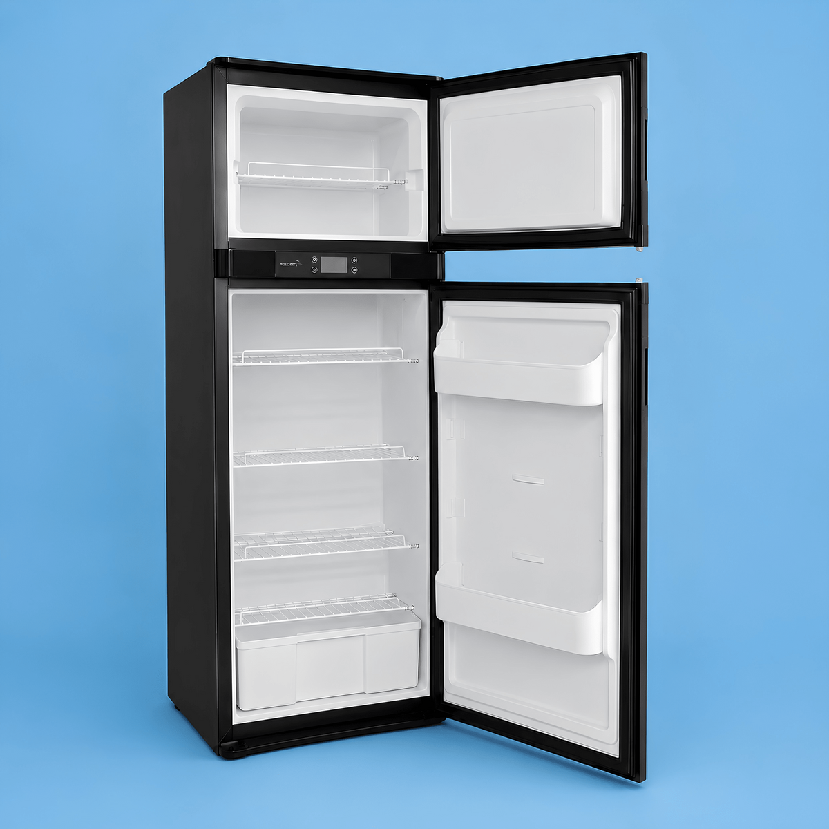 Compressor Fridge 140L — 12/24V for Van & Motorhome (123×52×49 cm)