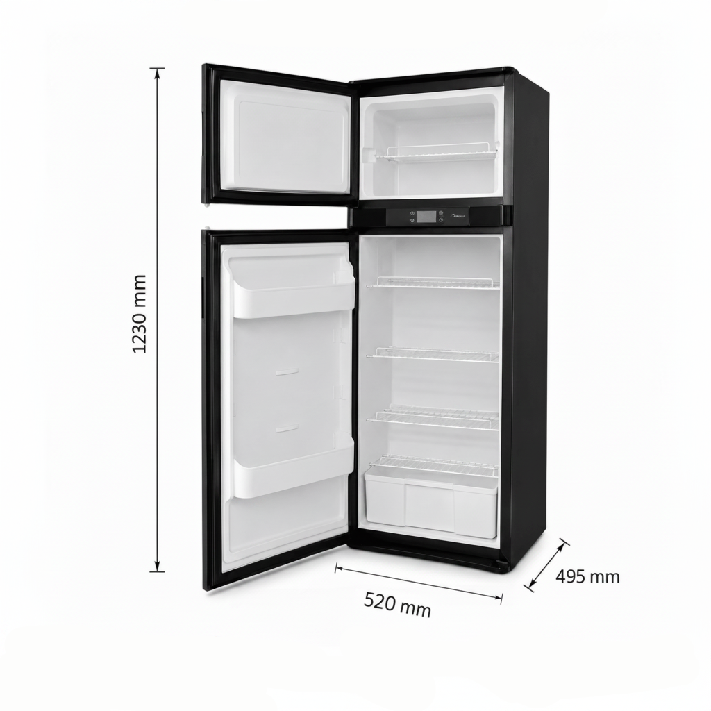 EuroVan 140L - 12V compressor fridge for campervans and motorhomes