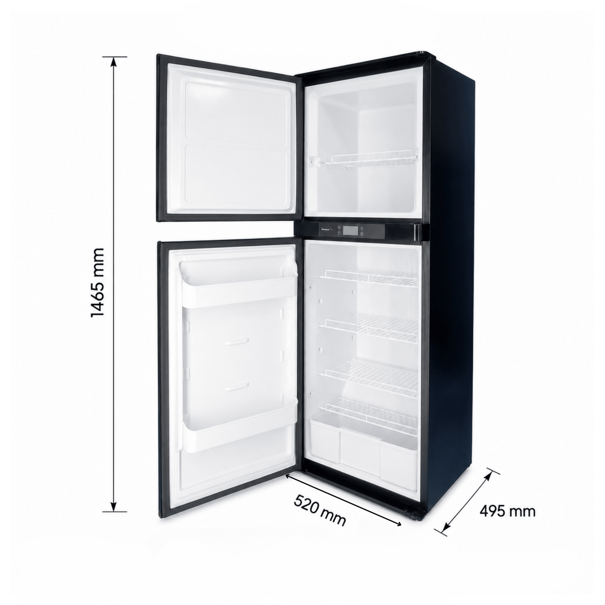 EuroVan 170L - 12V compressor fridge for campervans and motorhomes