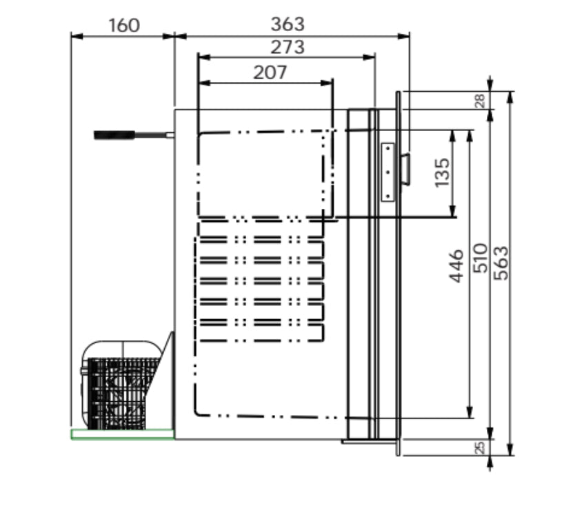 EuroVan 40L - 12V compressor fridge for campervans and motorhomes