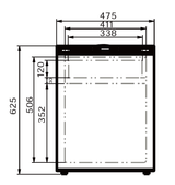 EuroVan 75L - 12V compressor fridge for campervans and motorhomes