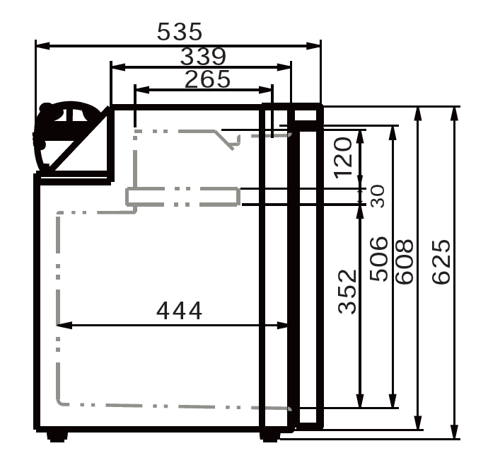 EuroVan 75L - 12V compressor fridge for campervans and motorhomes