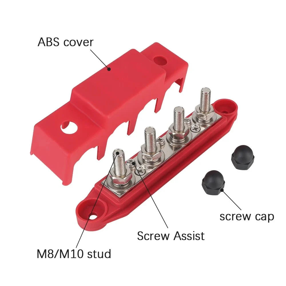 Bus bar power distribution block 250A M10