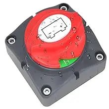 Battery isolator switch 12–48V for campervans and motorhomes