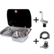 Combined Sink & 2 Gas Burners 60x44