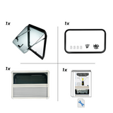 VanLight window for campervans and motorhomes with blind and mosquito net