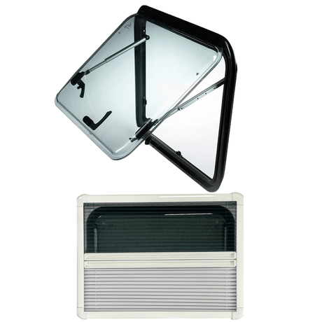 VanLight window for campervans and motorhomes with blind and mosquito net