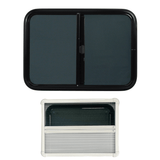 VanSlide campervan motorhome sliding window with blind and mosquito net - view 12