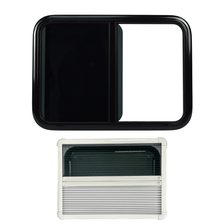 VanSlide campervan motorhome sliding window with blind and mosquito net - view 13