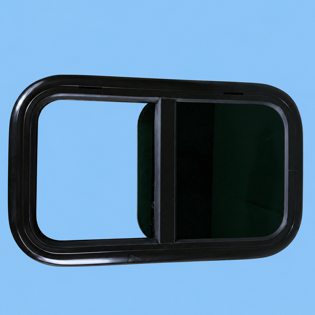 VanSlide sliding window installed in a campervan