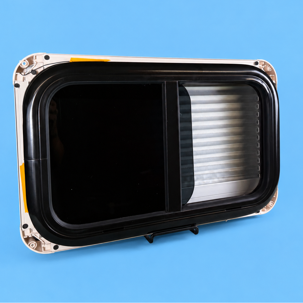 VanSlide sliding window installed in a campervan