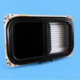 VanSlide sliding window installed in a campervan