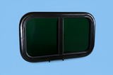 VanSlide sliding window installed in a campervan