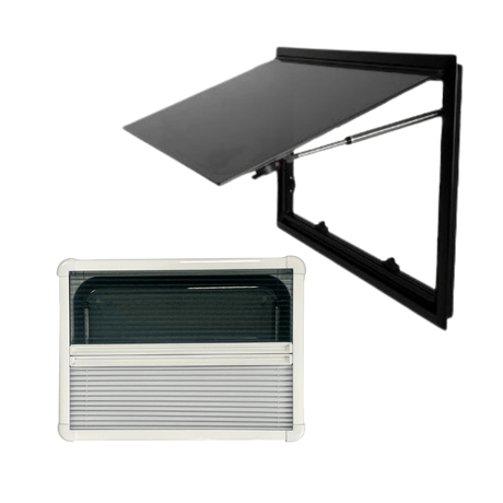 VanSquare window for campervans and motorhomes complete window with Sikaflex adhesive