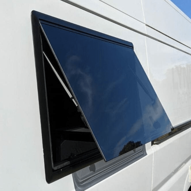 VanSquare window for campervans and motorhomes sliding door fitment dimensions L2H2 to L4H3