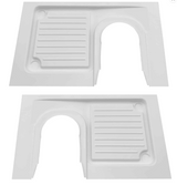 Shower tray for cassette & bag toilet - 80x70 cm - for motorhomes and campervans