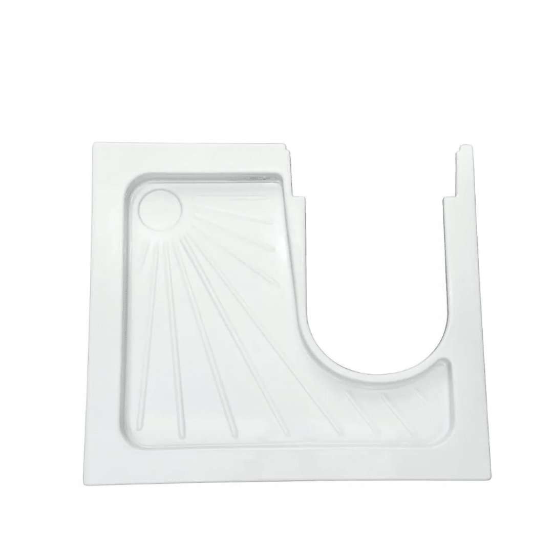 Shower tray for cassette & bag toilet - 80x70 cm - for motorhomes and campervans