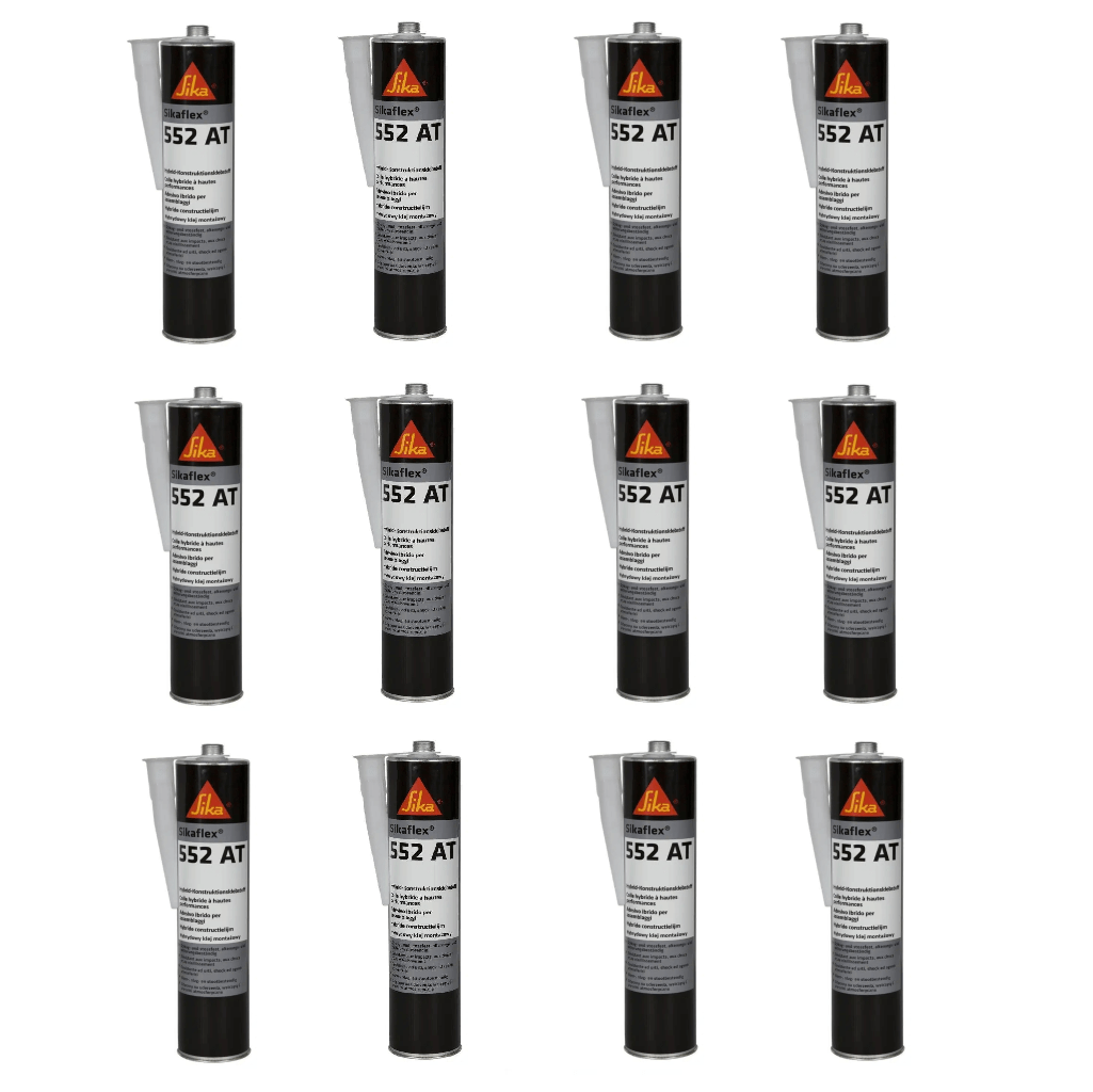 Sikaflex 552 AT black 300 ml - adhesive sealant for skylights on campervans and motorhomes - EuroVan - shop