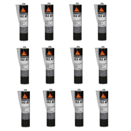 Sikaflex 552 AT black 300 ml - adhesive sealant for skylights on campervans and motorhomes - EuroVan - shop