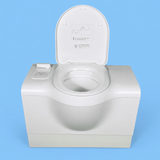 W5001 bench cassette toilet - lid open - EuroVan-shop