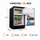 Compressor Fridge 76L BCD Reversible - 12/24V for campervans and motorhomes - EuroVan-shop